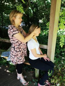 Touch for Health students working together